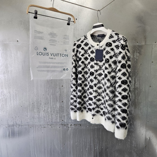 루*비* 모노그램 모헤어 가디건