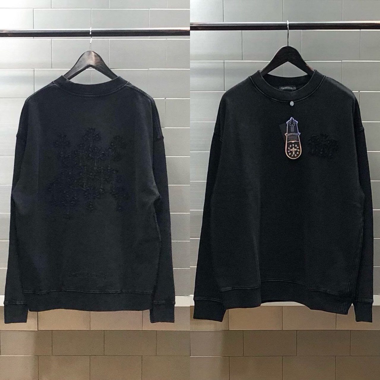 CHROME HEARTS 멀티 크로스 맨투맨