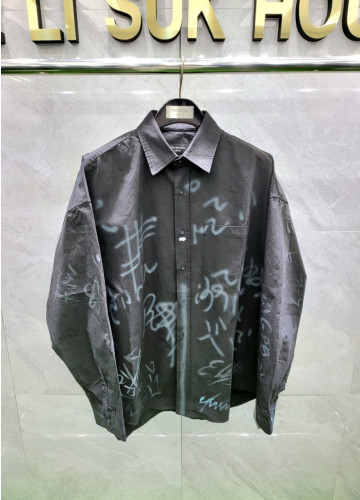 B 25FW 페인팅 셔츠