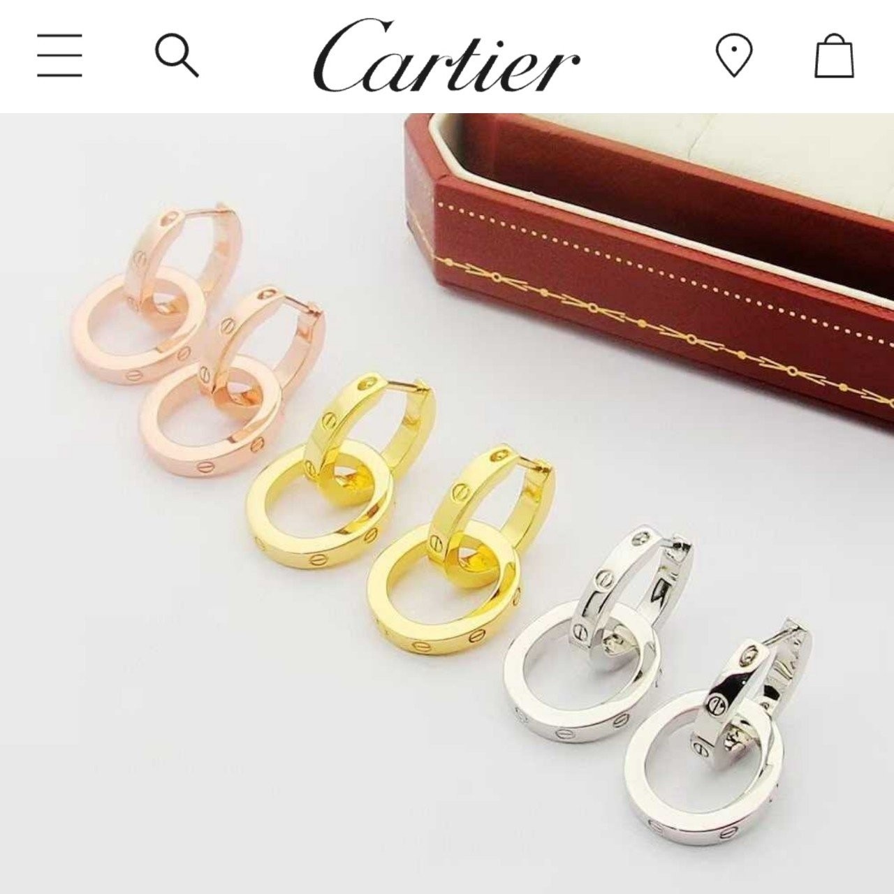 까르*에 러브 귀걸이 신상