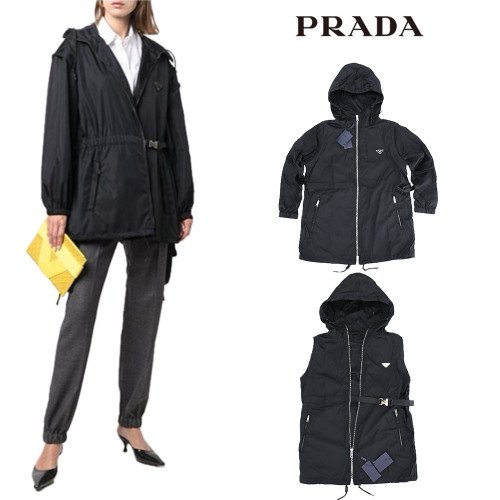 프*다 나일론 벨트 바람막이(블랙)