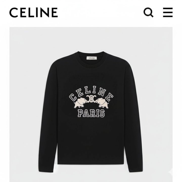 CLN 엘리펀트 로고 긴팔 티셔츠