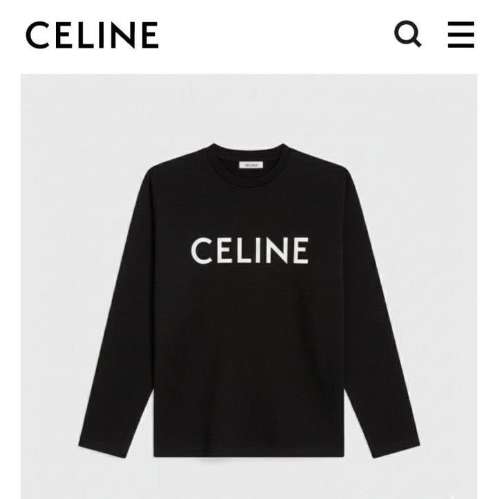 CLN 베이직 로고 긴팔 티셔츠