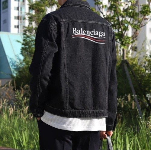 💕 발**** 백웨이브 로고 데님 자켓