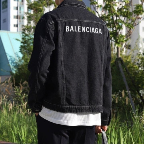 💕 발**** 백로고 데님 자켓