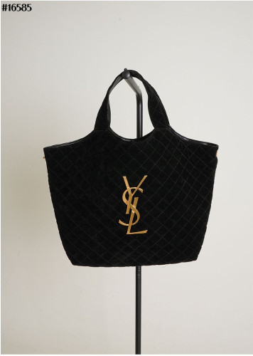 🔆 [SAINT LAURENT] 생로랑 벨벳 퀄트 아이케어 맥시 쇼퍼백 🔆