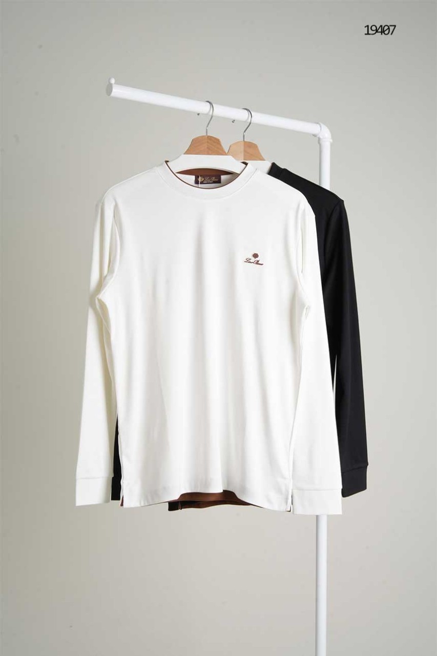 🔆 [LORO PIANA] 로로피아나 넥라인 실키 티셔츠 🔆