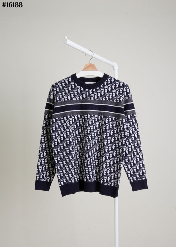 🔆 [DIOR] 크리스찬 디올 오블리크 울 자카드 니트 풀오버 🔆