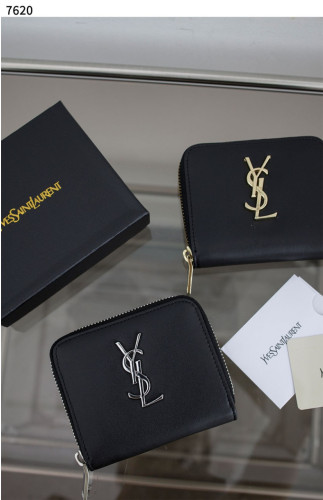 #입생로랑 [YSL] 생로랑 스무스 레더 실버 모노그램 카드 월렛 신상입고💢 #지갑 #7620