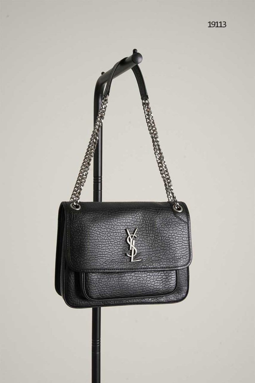 UM🔆 [SAINT LAURENT] 생로랑 니키 레더 숄더백 🔆