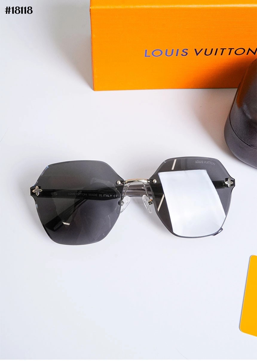 UM🔆 [LOUIS VUITTON] 루이비통 클리어 모티프 폴리곤 무테 선글라스 🔆