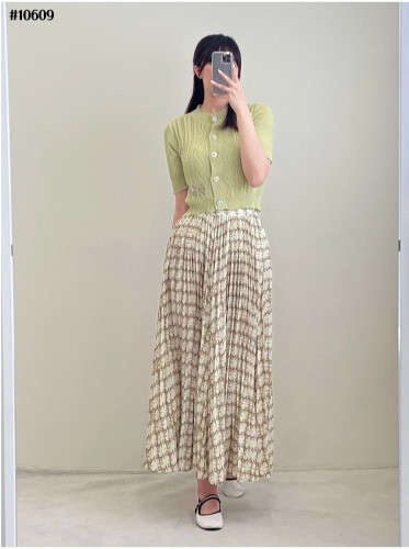 🔆 [CELINE] 셀린느 수입 선 플리츠 롱 스커트 🔆