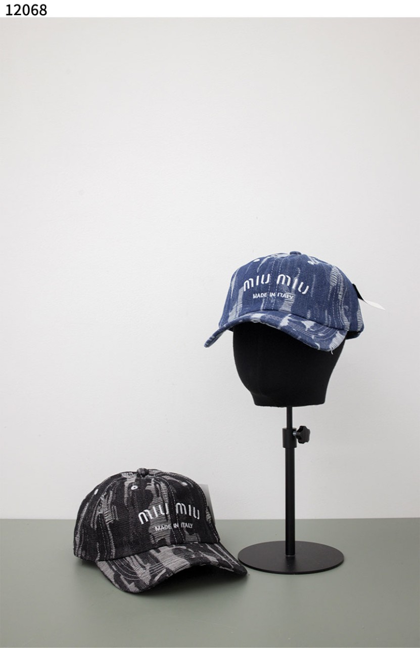 #미우미우 [MIU MIU] 데님 볼캡 모자 신상입고💢 #모자 #12068