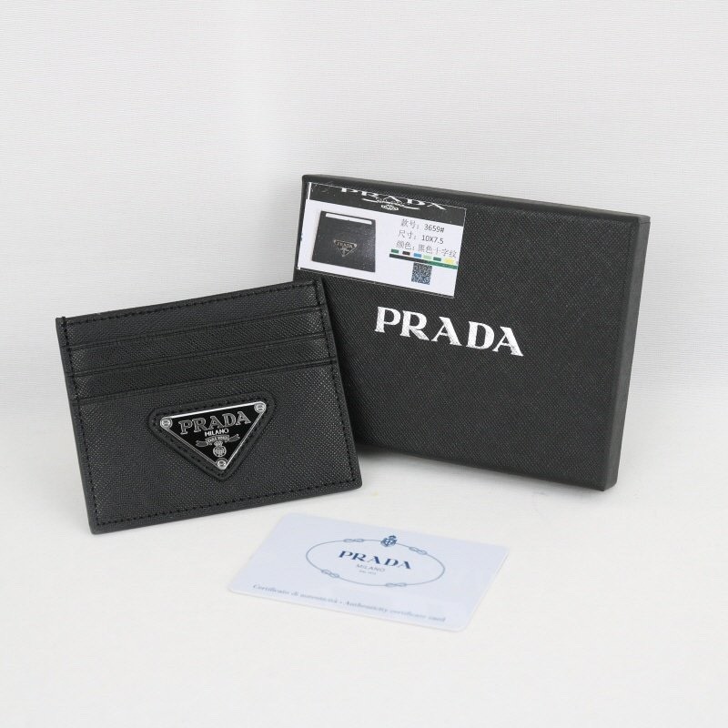 👹프*다 3659 사피아노 삼각로고 카드지갑👹