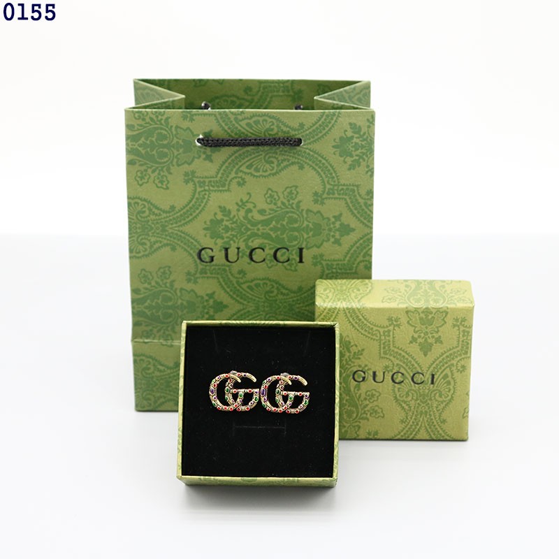 👹구* 앤틱 GG로고 스톤 이어링👹