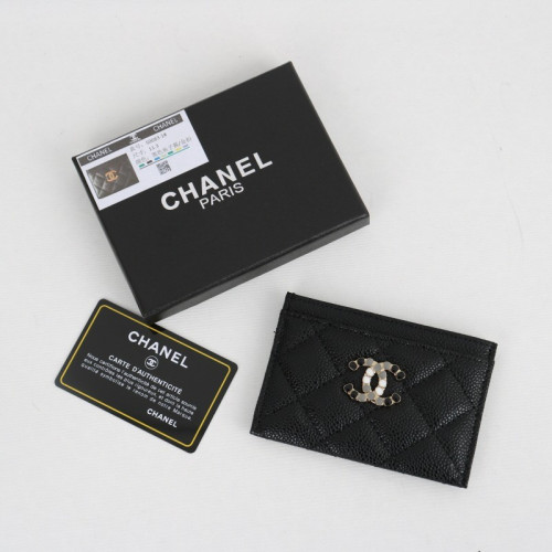 👹샤* 50083 스톤 CC 로고 카드지갑👹