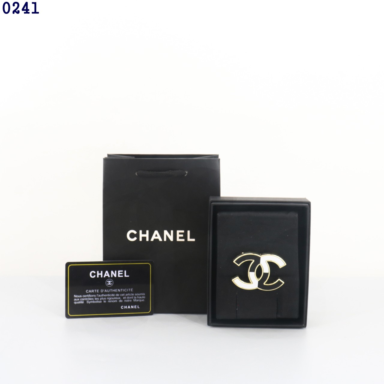 👹샤* 블랙앤화이트 골드 브로치👹