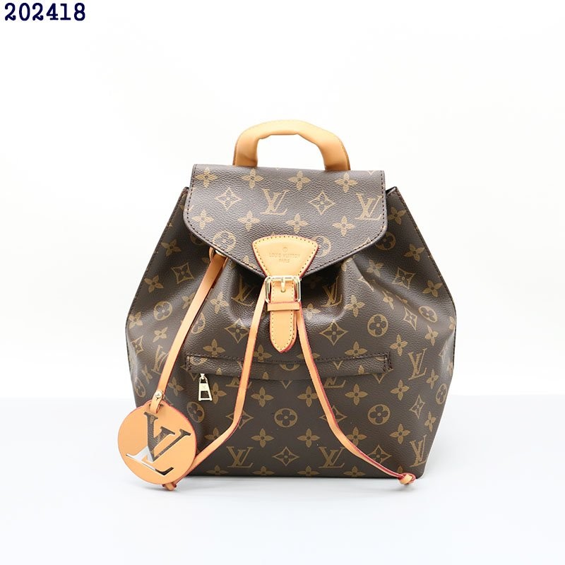 👹루*통 모노그램 몽수리 백팩 & 모노그램 지퍼 반지갑 (브라운)👹