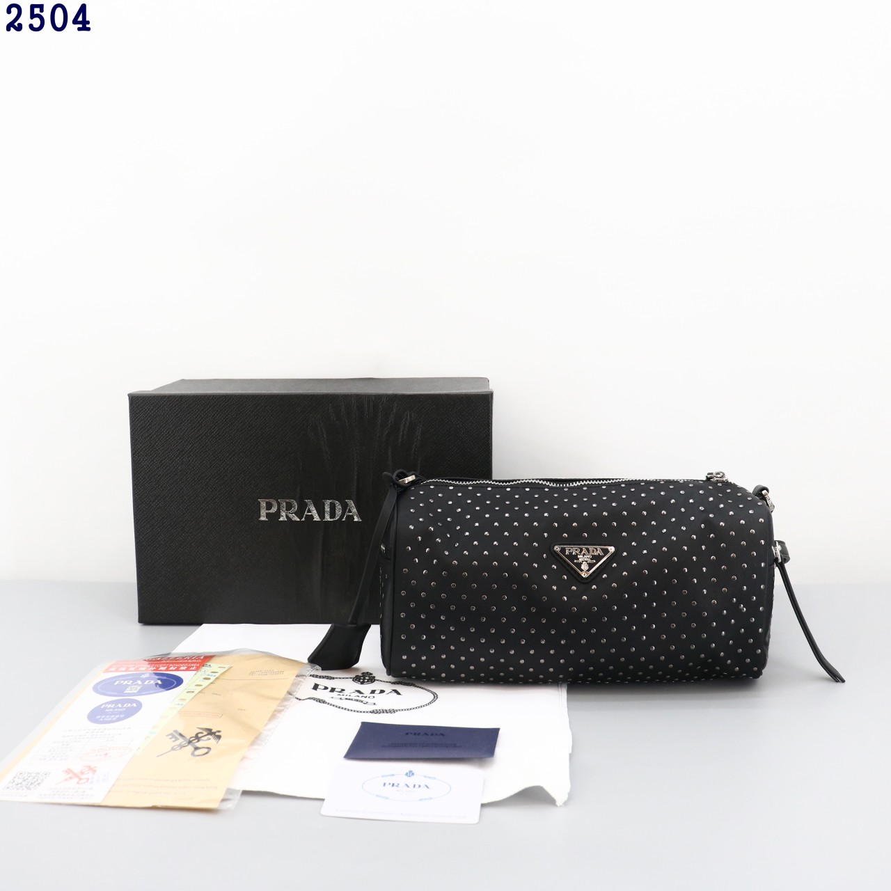 👹프*다 리나일론 백 스터드 블랙👹