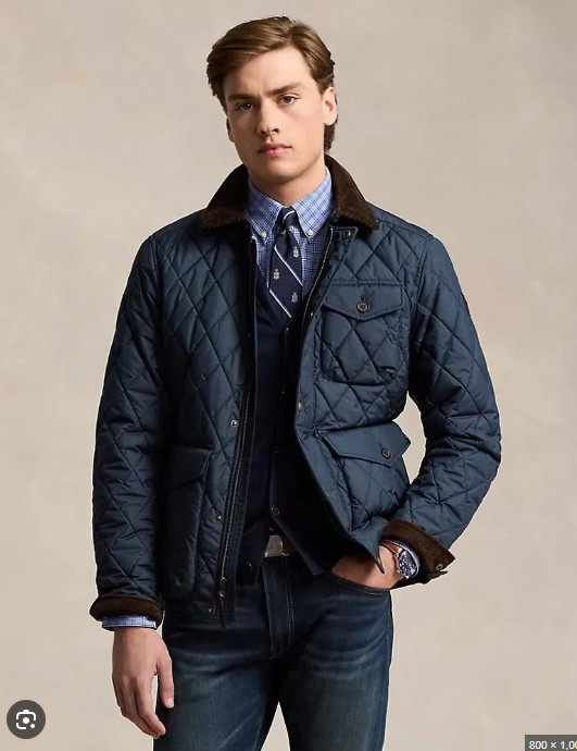 #폴로 랄프로렌 발수 퀼트 자켓