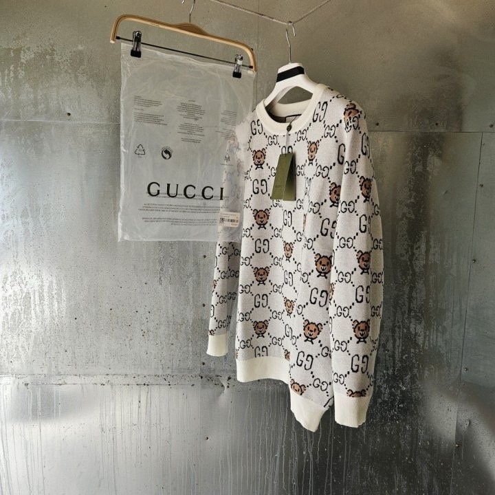 💕 구* 자가드 테디베어 스웨터