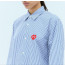 💕 꼼* 픽셀 스트라이프 셔츠(레드와펜)➡️수입풀