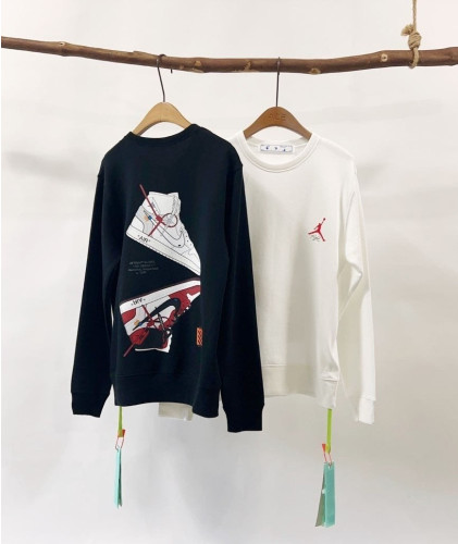 💕 오* X 나** 조던 콜라보 프린팅 맨투맨