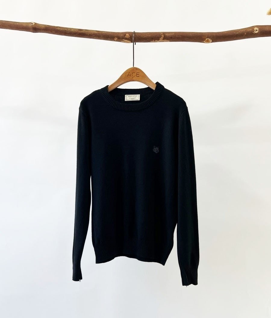 💕 메* 키츠네 폭스 헤드 패치 니트