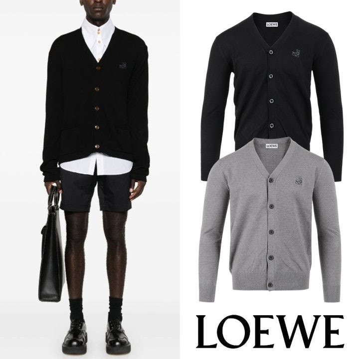 💕 로** 신상 아나그램 자수 울 가디건 ☆커플 착용 가능☆