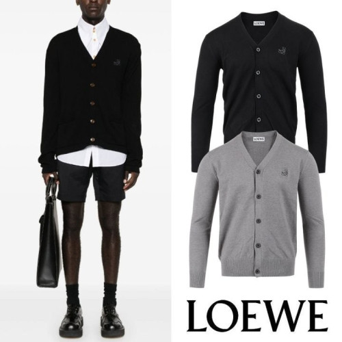 💕 로** 신상 아나그램 자수 울 가디건 ☆커플 착용 가능☆