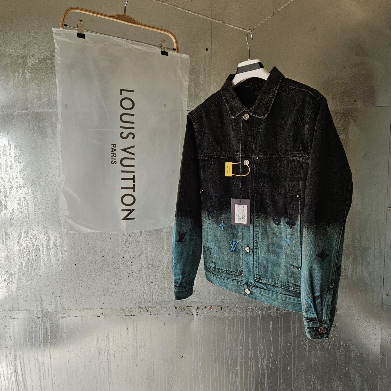 25 SS 루*비* 엠브로이더드 데님자켓 블루종 라이트 블루