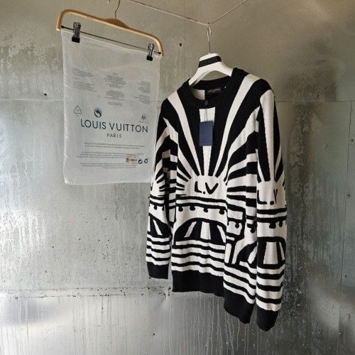 루*비* 자카드 울 풀 오버 니트