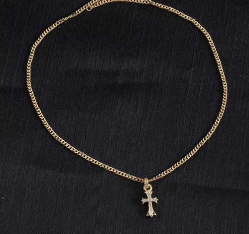 크롬하*  크로스 목걸이