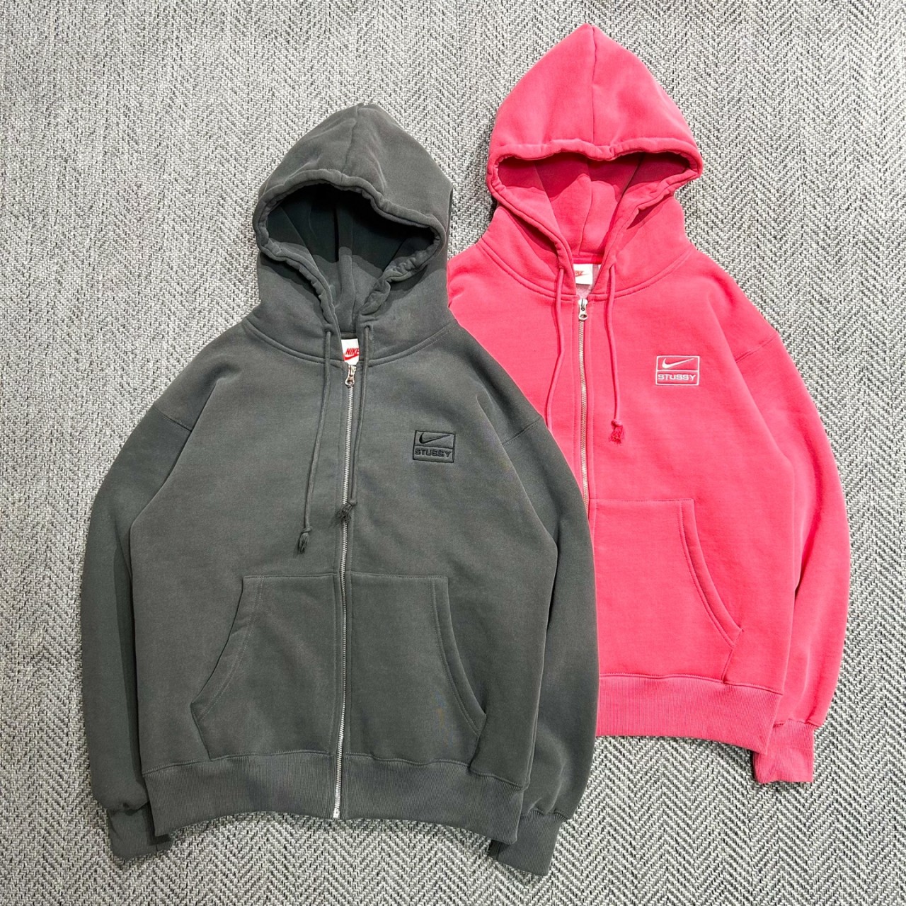 ◇ 상품명 - 나투시 피그먼트 후드 집업