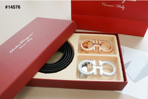 🔆 [ferragamo] 살바토레 페레가모 간치니 투버클 벨트 #4 (컷팅식) 🔆