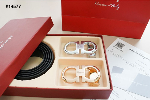 🔆 [ferragamo] 살바토레 페레가모 간치니 투버클 벨트 #5 (컷팅식) 🔆