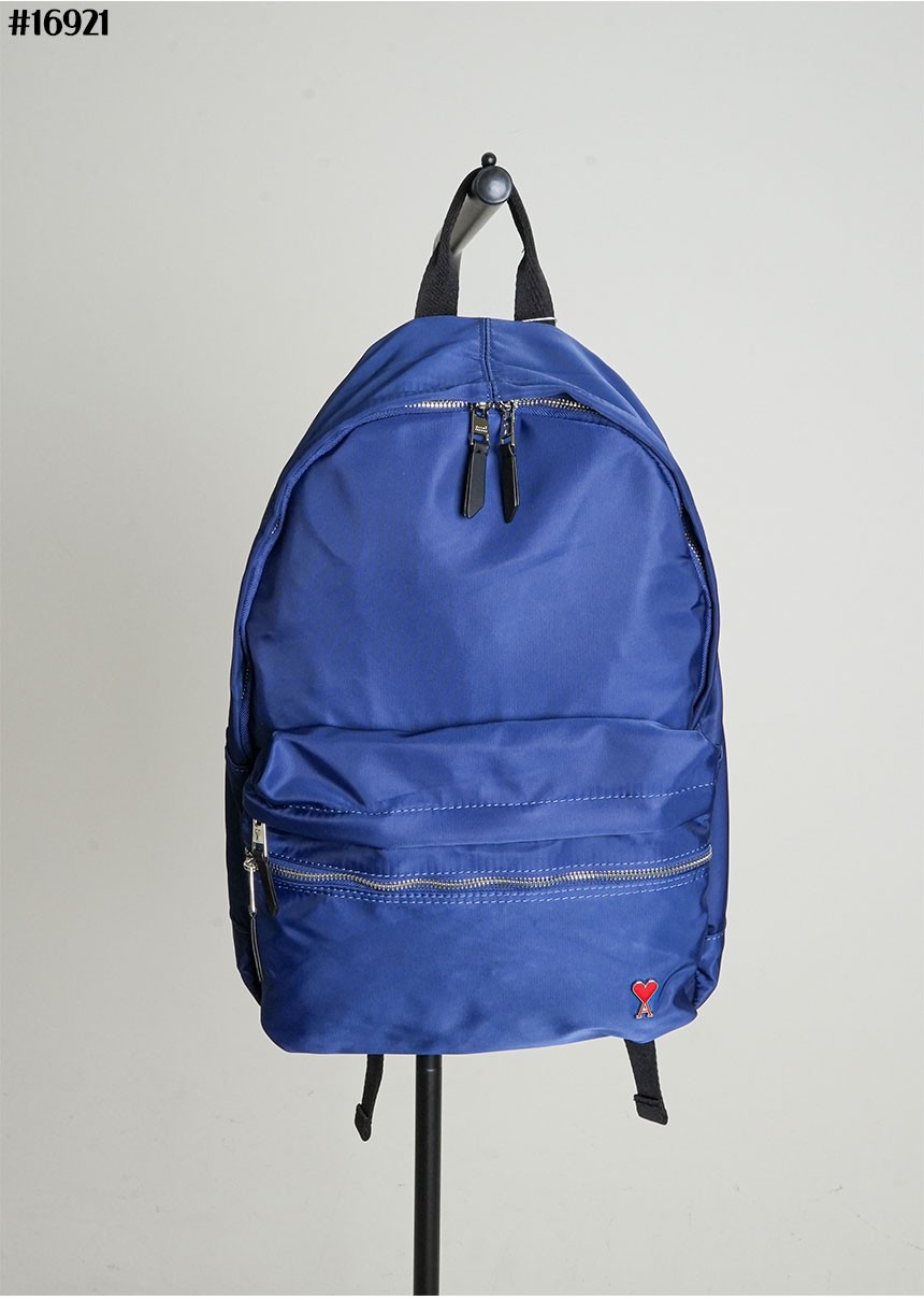 🔆 [AMI] 아미 나일론 드 꾀흐 지퍼 백팩 🔆