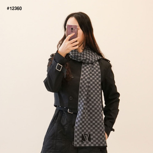 🔆 [LOUIS VUITTON] 루이비통 남여공용 체스 LV 캐시미어 머플러 🔆