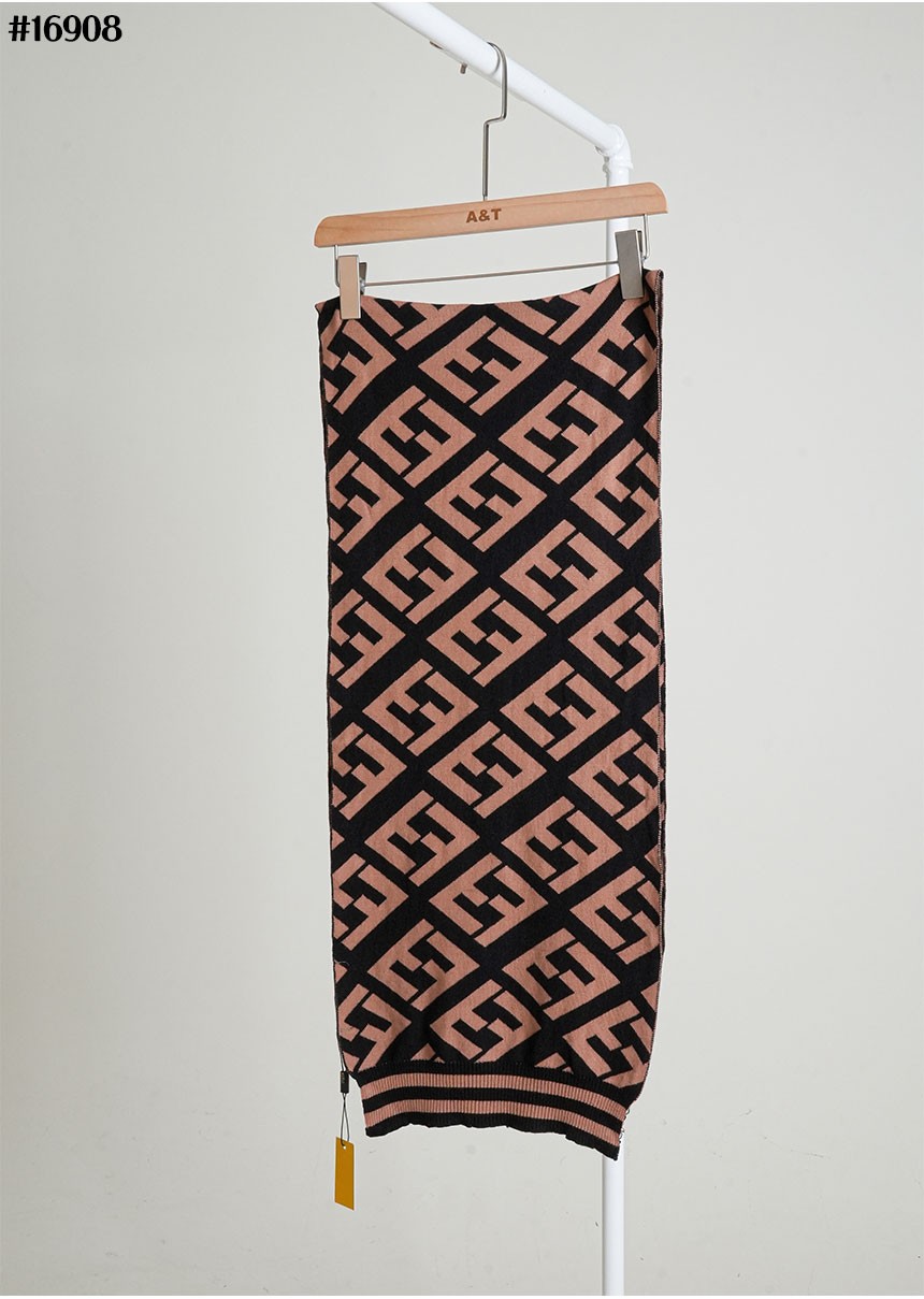 🔆 [FENDI] 펜디 FF 자카드 울 비스코스 머플러 🔆