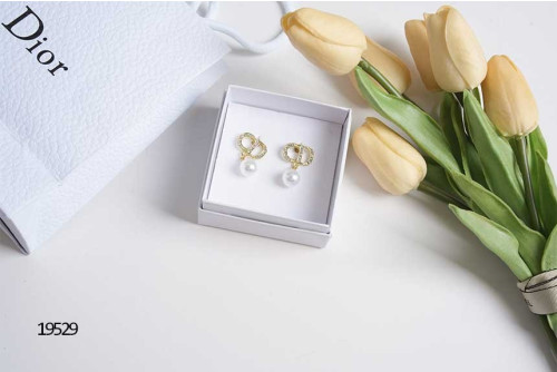 🔆 [DIOR] 크리스찬 디올 CD 비쥬 펄 이어링 🔆