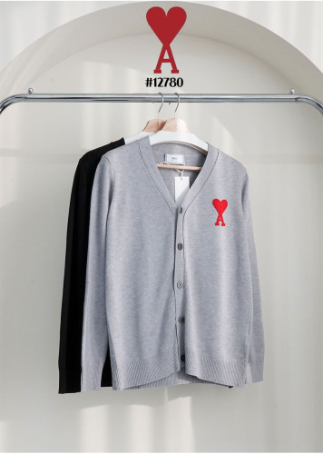 🔆 [AMI] 아미 남성 빅 A하트 로고 브이넥 니트 가디건 🔆