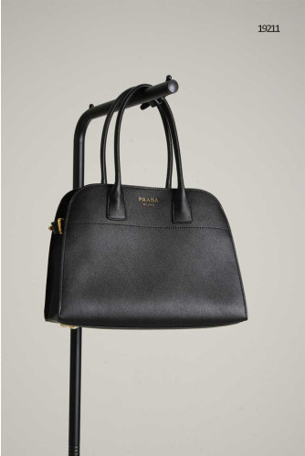 🔆 [PRADA] 프라다 미디엄 가죽 토트백 블랙 🔆