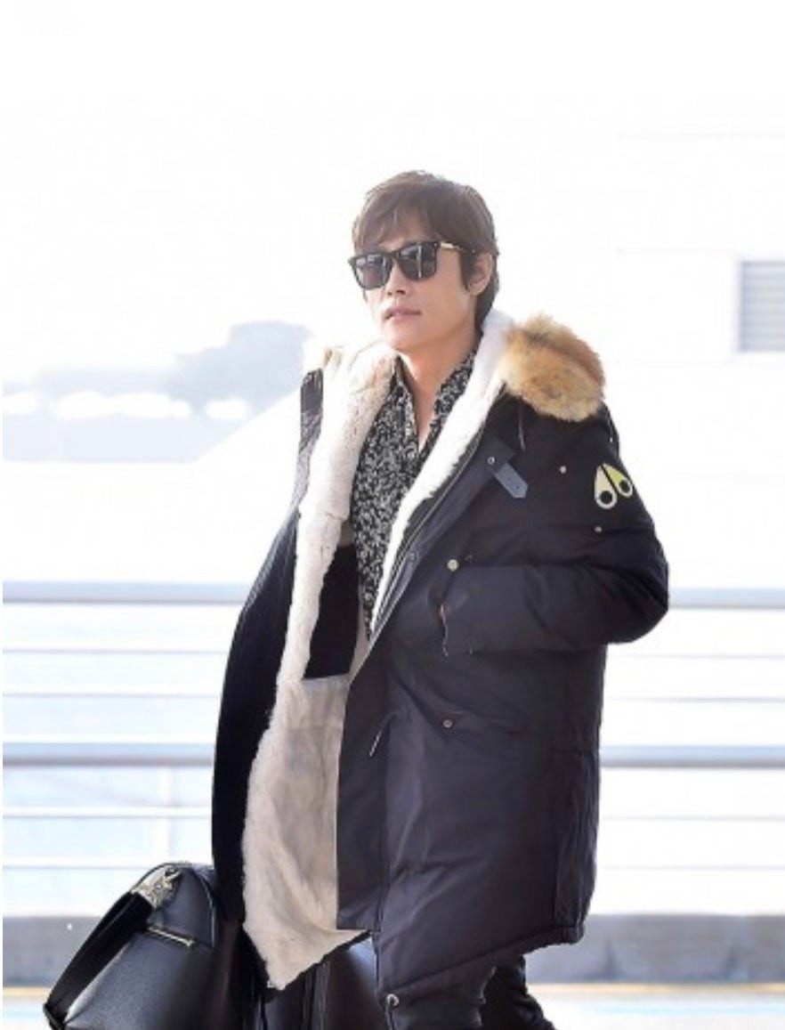 #무스너클 [ M. K ] 수입 캡슐 캔버스 파카 이병헌 패딩 자켓 -블랙- 입고💢 #남성상의 #패딩자켓