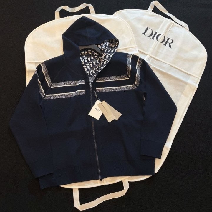 💕 디* 오블리크 리버시블 후드 집업 가디건 - 수입