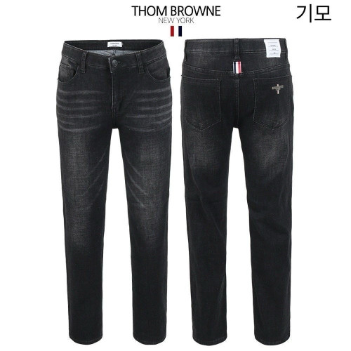 💕 톰* 안기모 블랙 히든밴딩 슬림일자팬츠