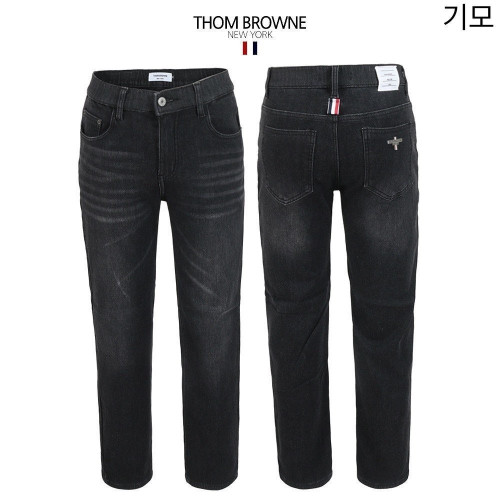 💕 톰* 융기모 블랙 히든밴딩 슬림팬츠