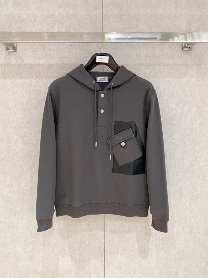 💕 에*** 투버튼 포켓후드(기모)