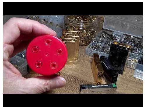 듀퐁 뉴 라인2 PDD 옐로우골드 듀오 스퀘어 라이터