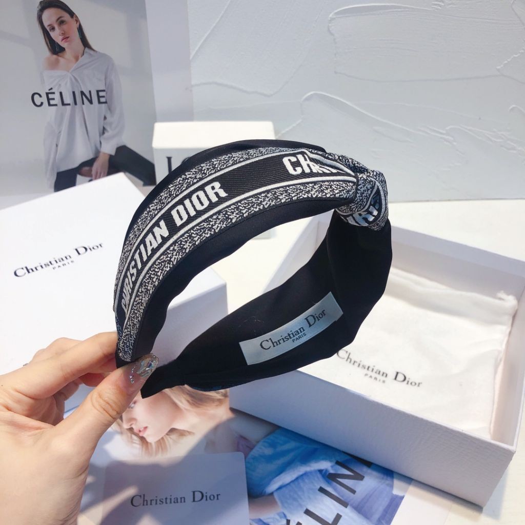 디올 플라워 머리핀