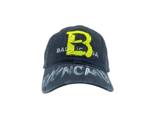 💕 발**** 업사이클드 볼캡 - 블랙